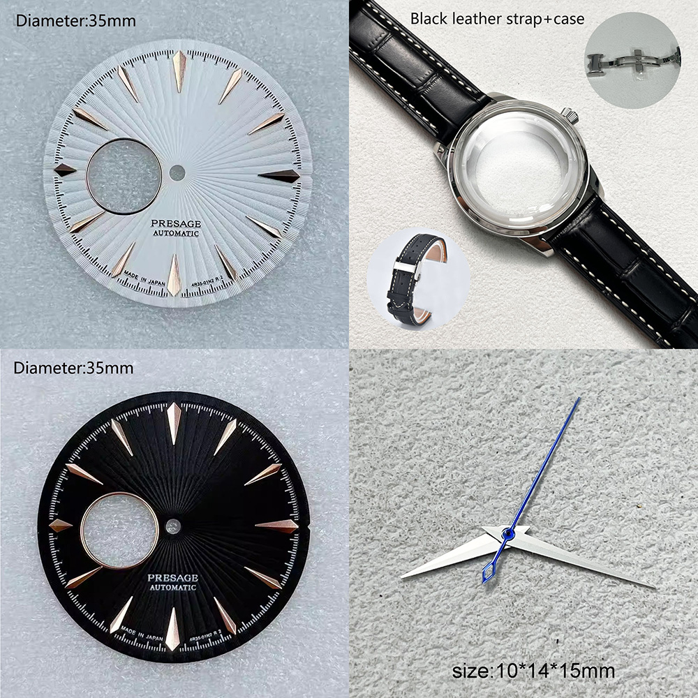 Seiko Watch Presage - NH38 35mm Esfera con logotipo S,
