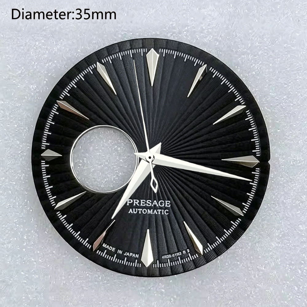NH38 35mm Esfera con logotipo  - Seiko Watch Presage reseña y precio