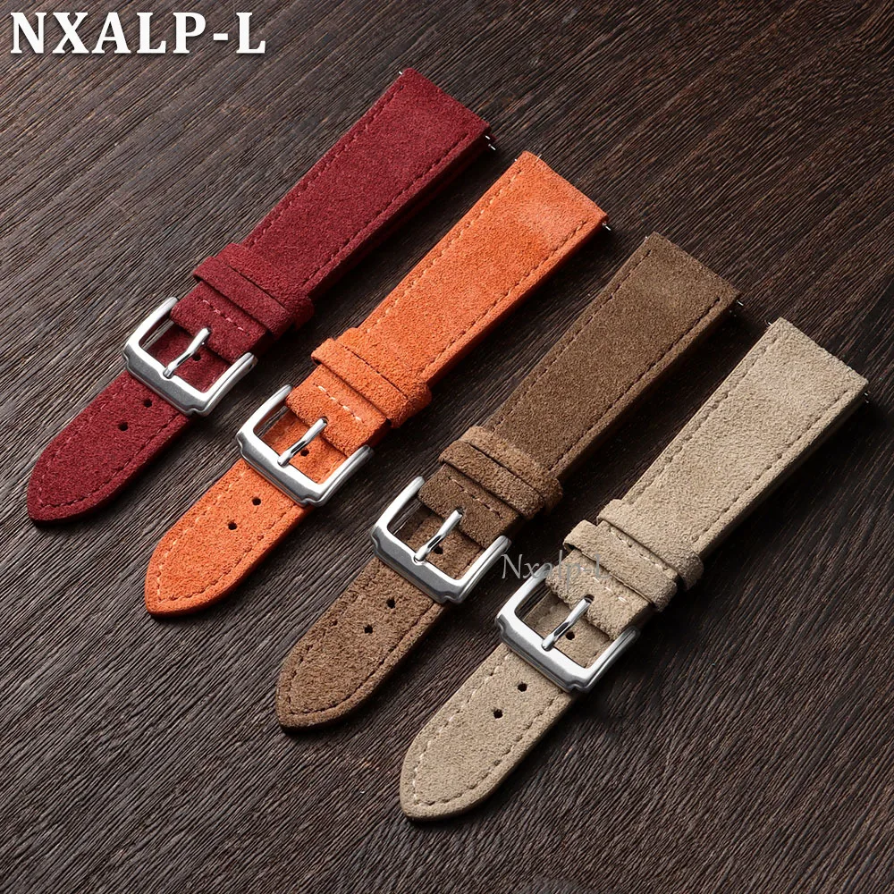 Correa de Reloj de Cuero Vacun - Suede Strap Watch reseña y precio