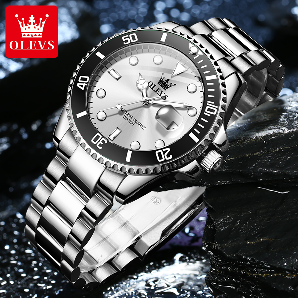 OLEVS 5885 reloj de negocios p - Rolex Watch Datejust reseña y precio