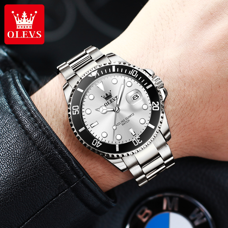 OLEVS 5885 reloj de negocios p - Rolex Watch Datejust reseña y precio
