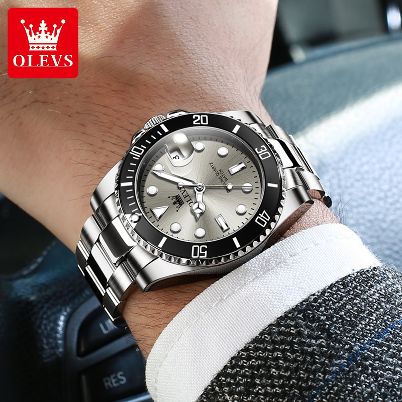 OLEVS 5885 reloj de negocios p - Rolex Watch Datejust reseña y precio
