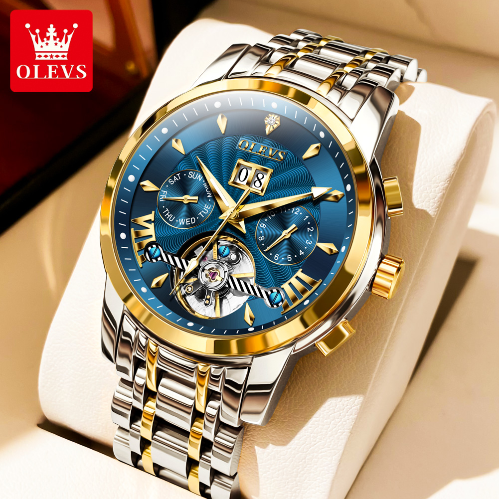 OLEVS 9965 reloj para hombre c - Rolex Watch Datejust reseña y precio